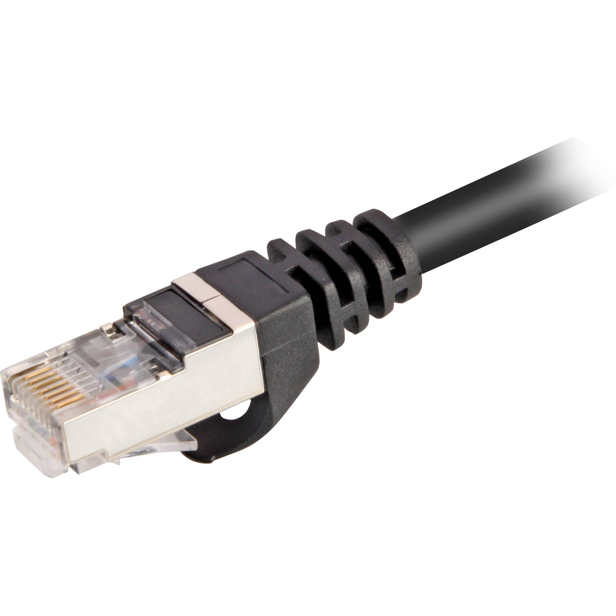 SHARKOON - Patchkabel RJ45 Cat.6 SFTP schwarz 20 Meter - Kabel - Netzwerk