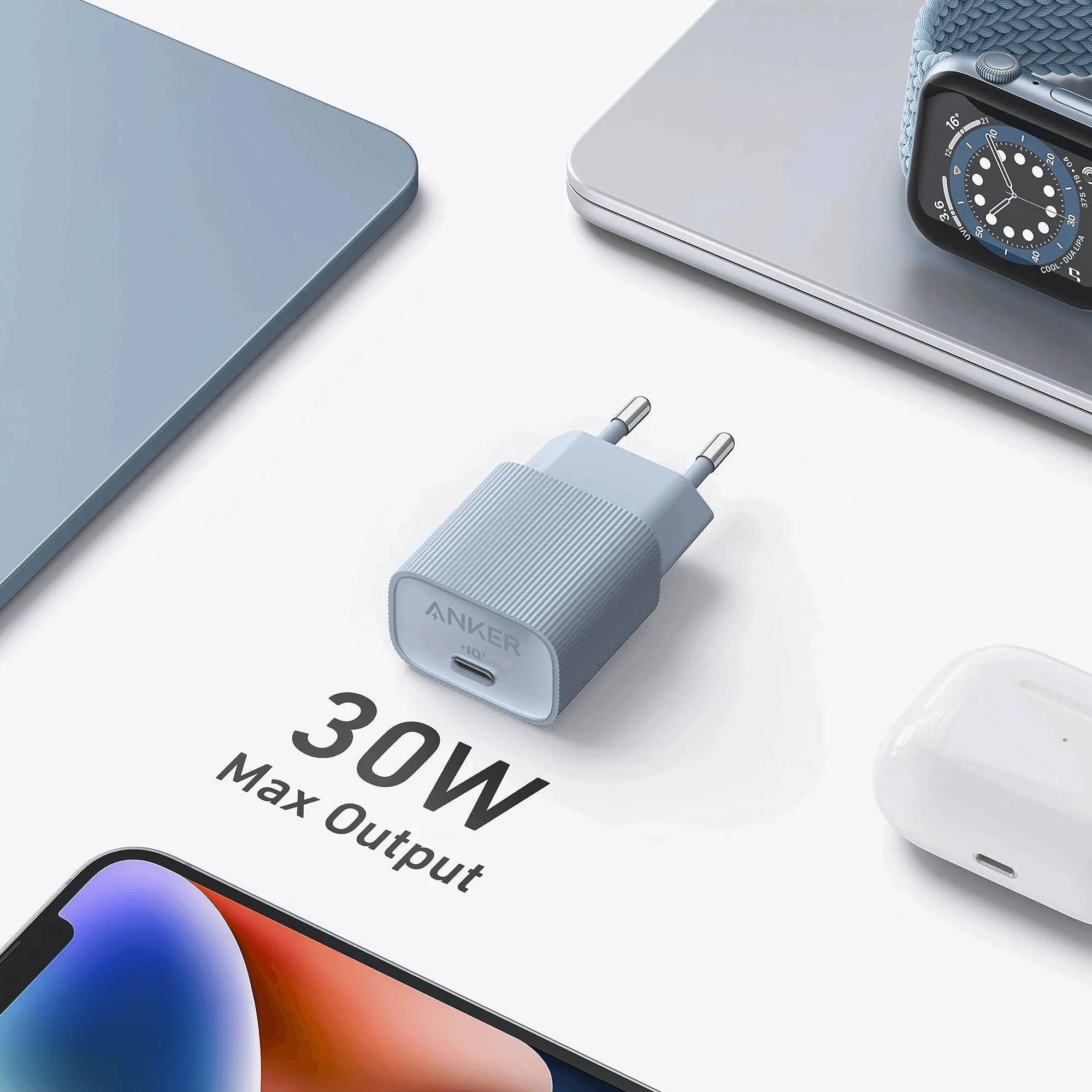 Anker Nano 30W USB-C Ladegerät, schwarz A2337G11