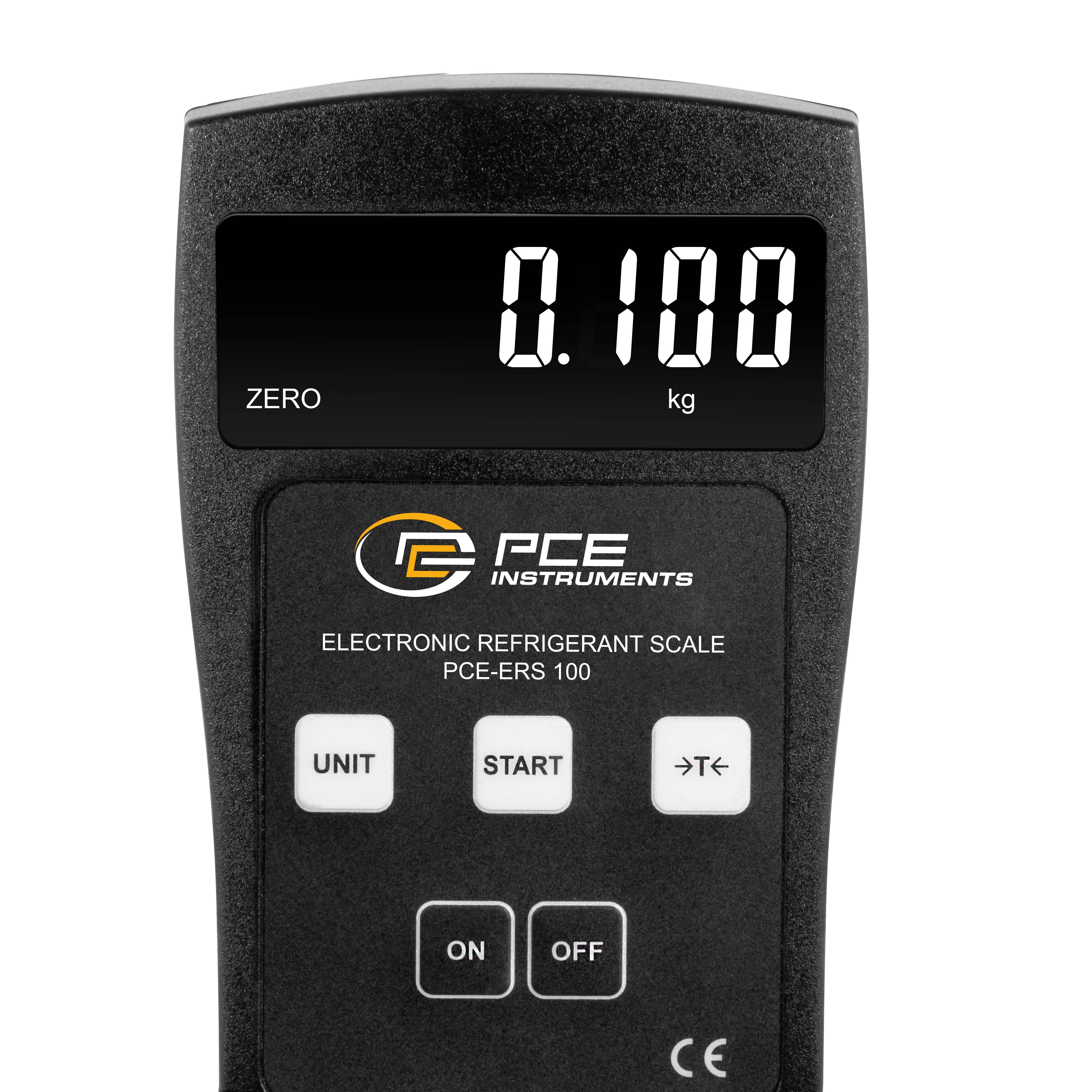 PCE Instruments PCE-ERS 100 Kältemittelwaage Wägebereich (max.) 100kg batteriebetrieben Schwarz