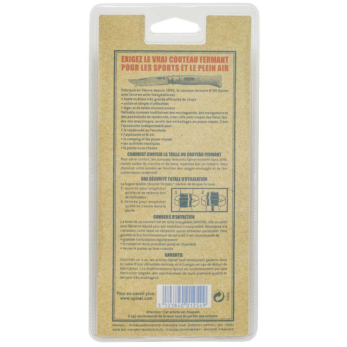 Opinel Tradition N°09 - Klappmesser - 9 cm