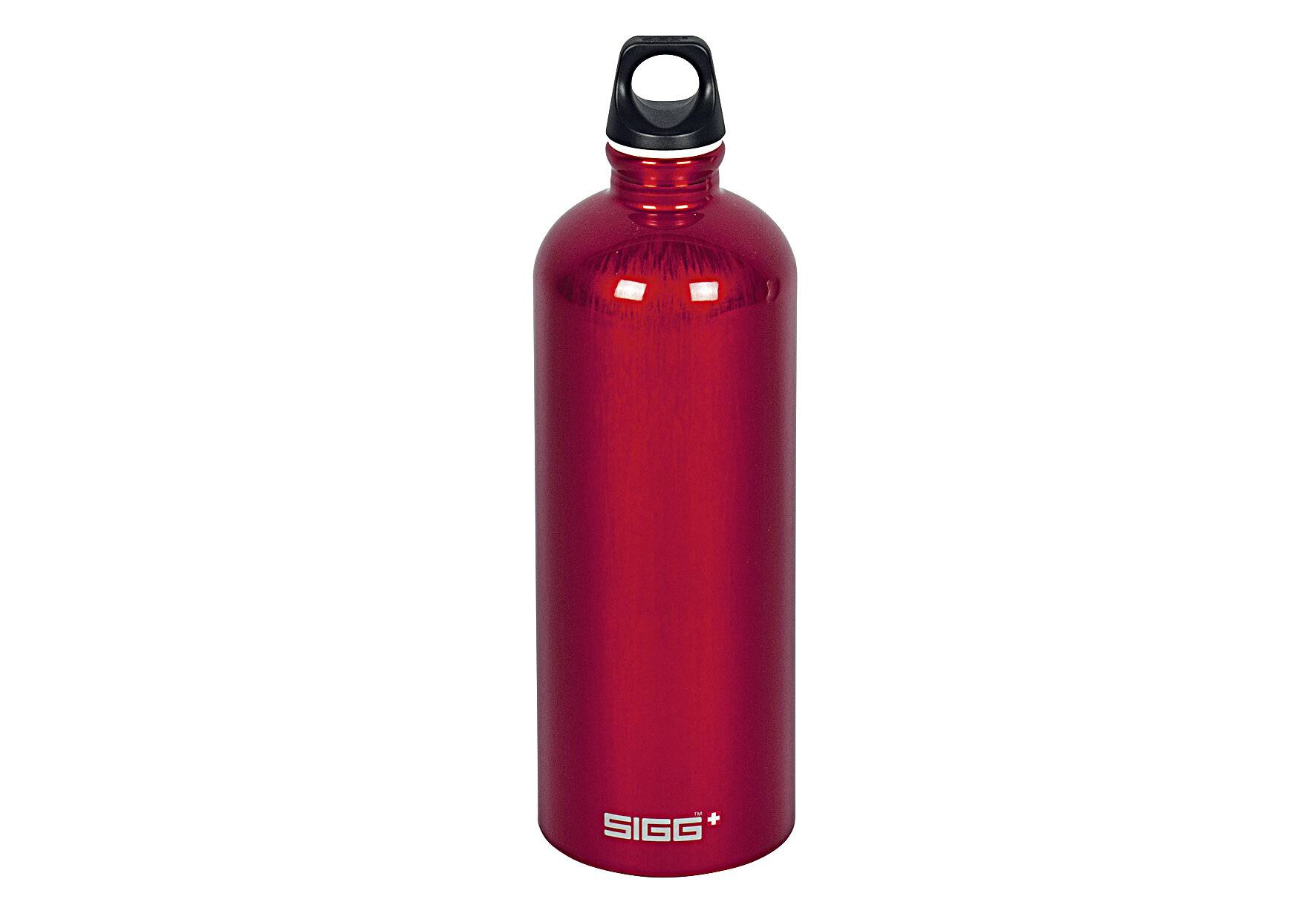 Wasserflasche Traveller1 Liter rot