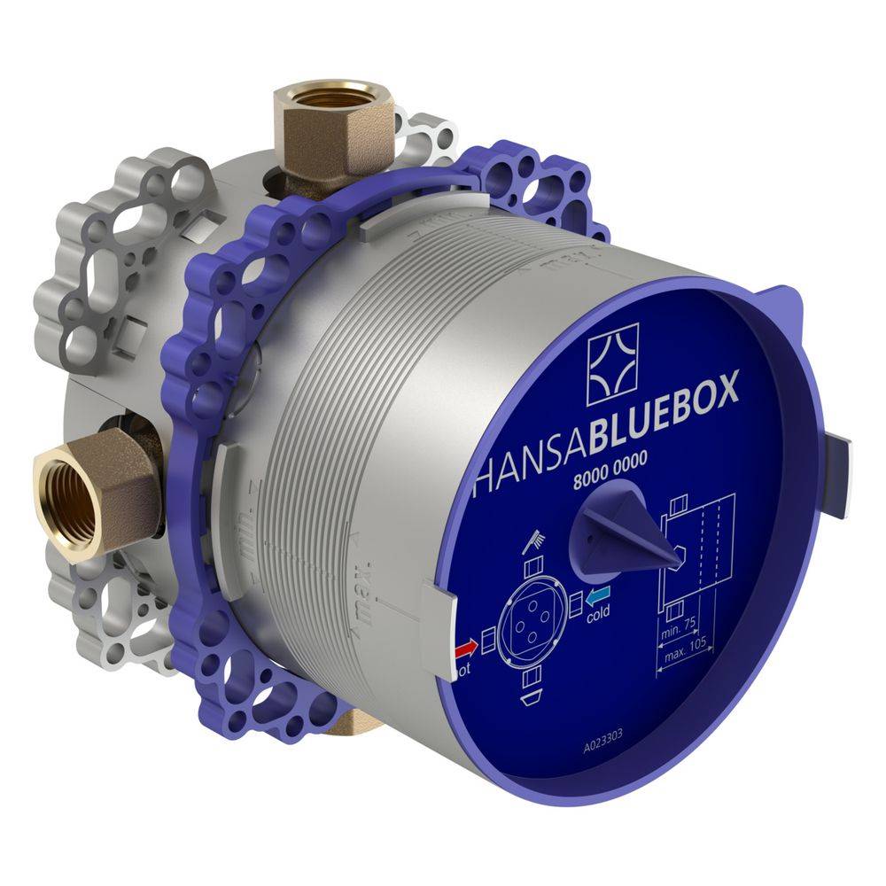 Hansa BlueBox Unterputz-Rohbauset Bade- und Brausearmatur, G 1/2", DN 15, 80000000