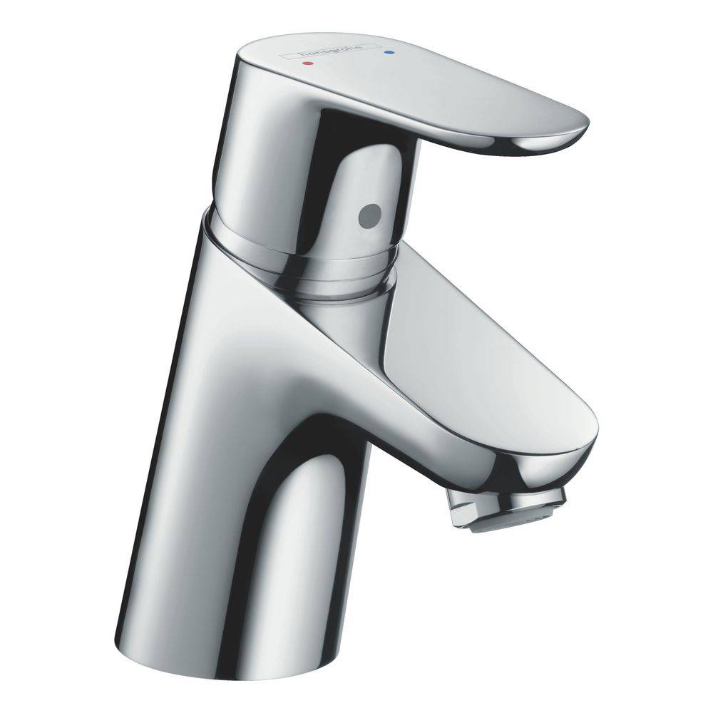 hansgrohe Focus Einhebel-Waschtischmischer 70mm 5l/min mit Zugstangen-Garnitur, Chrom