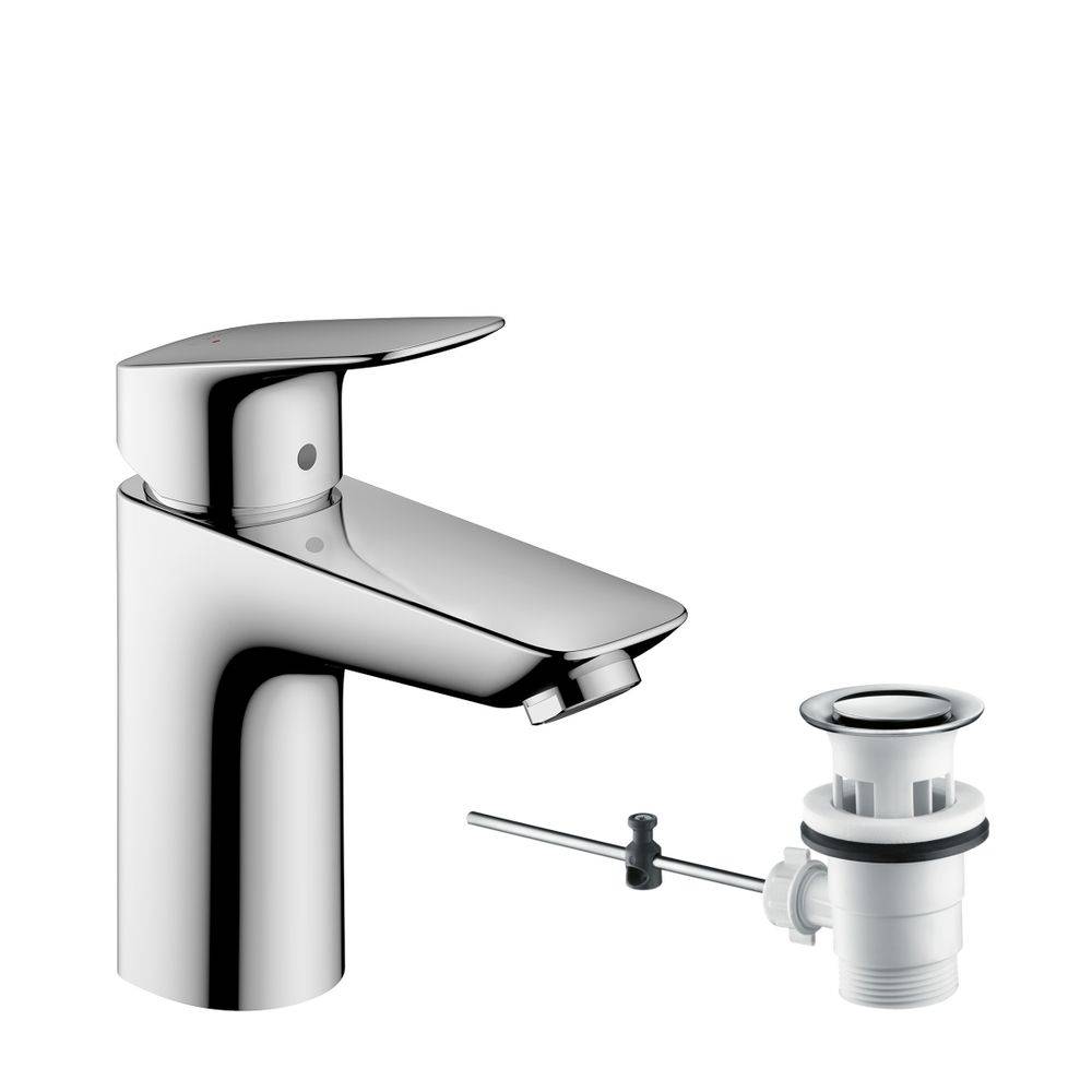 hansgrohe Waschtischmischer 100 Logis chrom