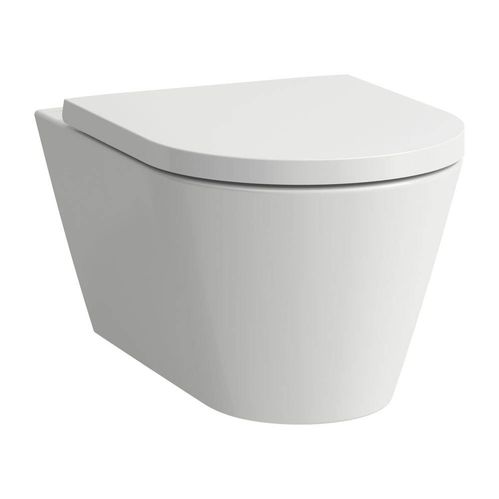 Laufen Wand-WC, Kartell, Silent Flush, Tiefspüler, spülrandlos, 545x370x350mm, weiß, 1 Stk.