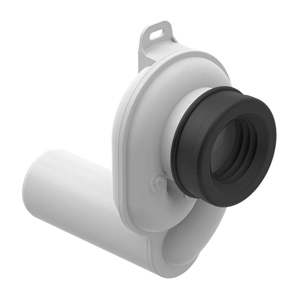 Geberit Urinalgeruchsverschluss Abgang horizontal Außendurchmesser 50mm, Alpinweiß