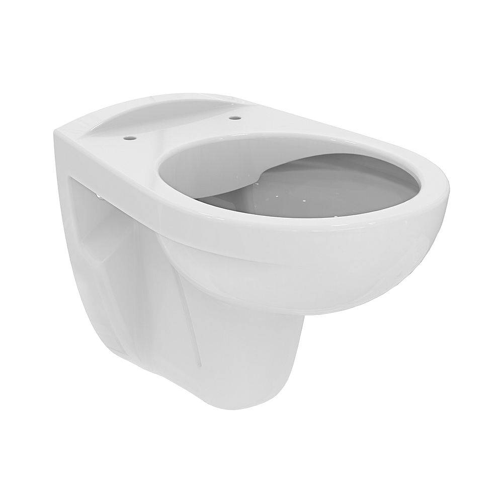 IDS Wand-WC-Kombipaket EUROVIT 370x525x350mm, mit WC-Sitz weiß