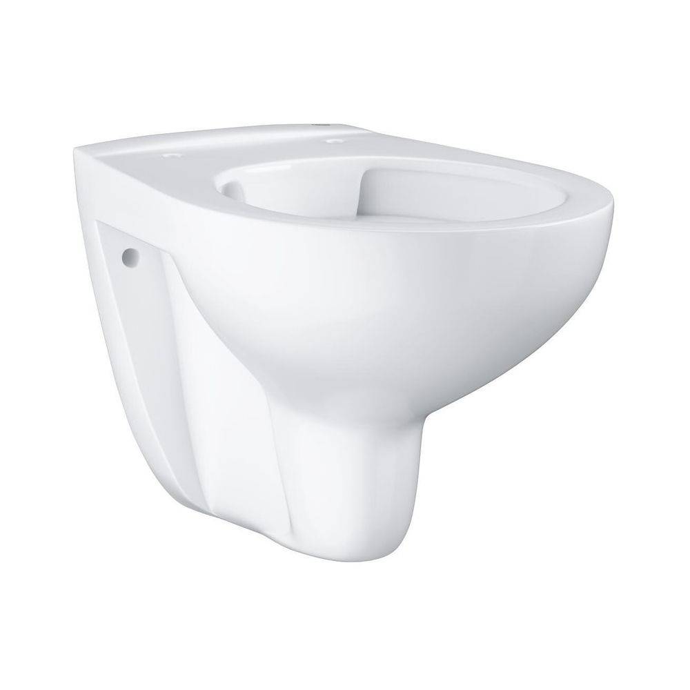 Grohe Wand-Tiefspül-WC Bau Keramik, Abgang waagerecht, spülrandlos, für UP-Spülkasten, aus Sanitärkeramik, Alpinweiß