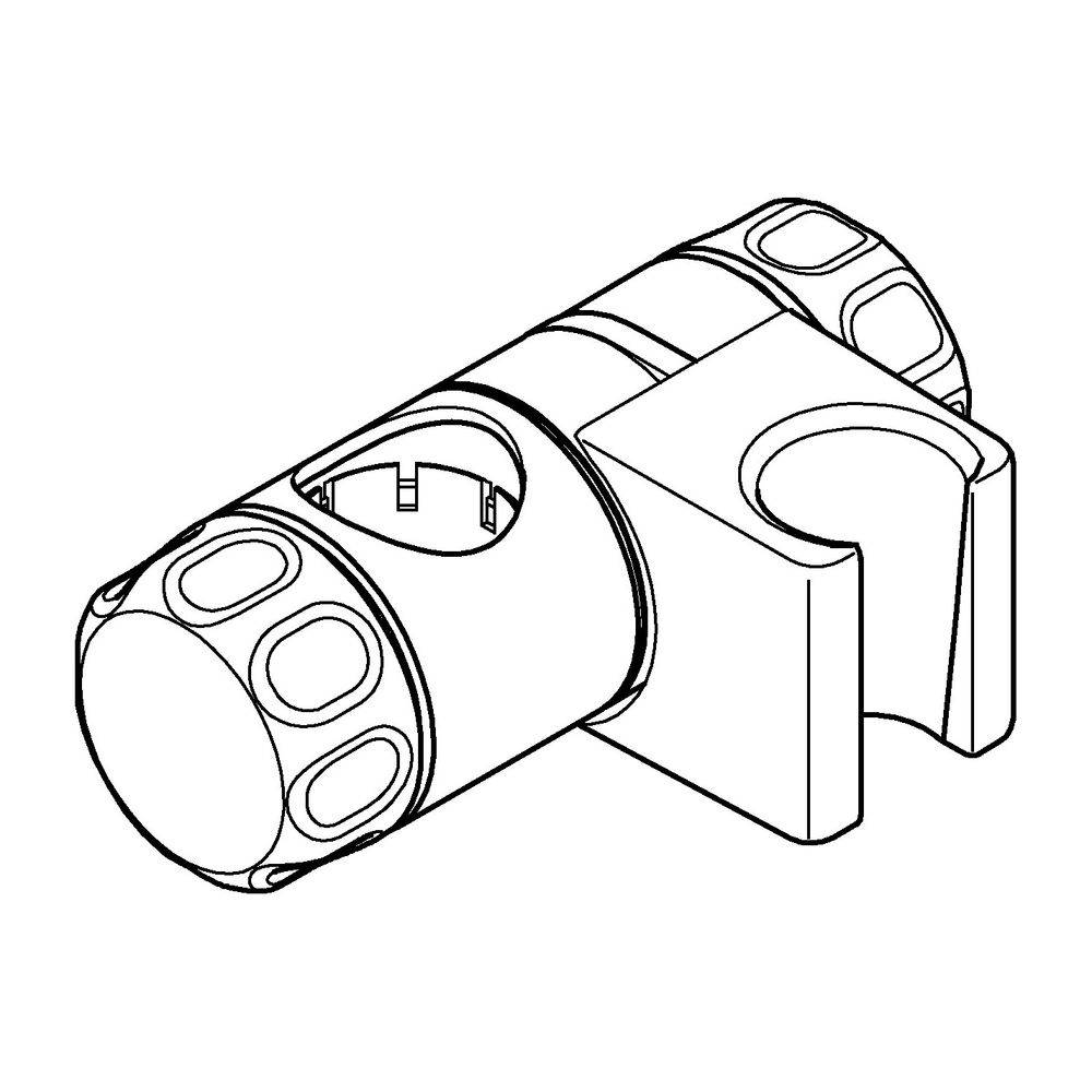 Grohe Gleitelement für Tempesta Brausestangen, schwenkbar, 24,7mm, Chrom, 07659000
