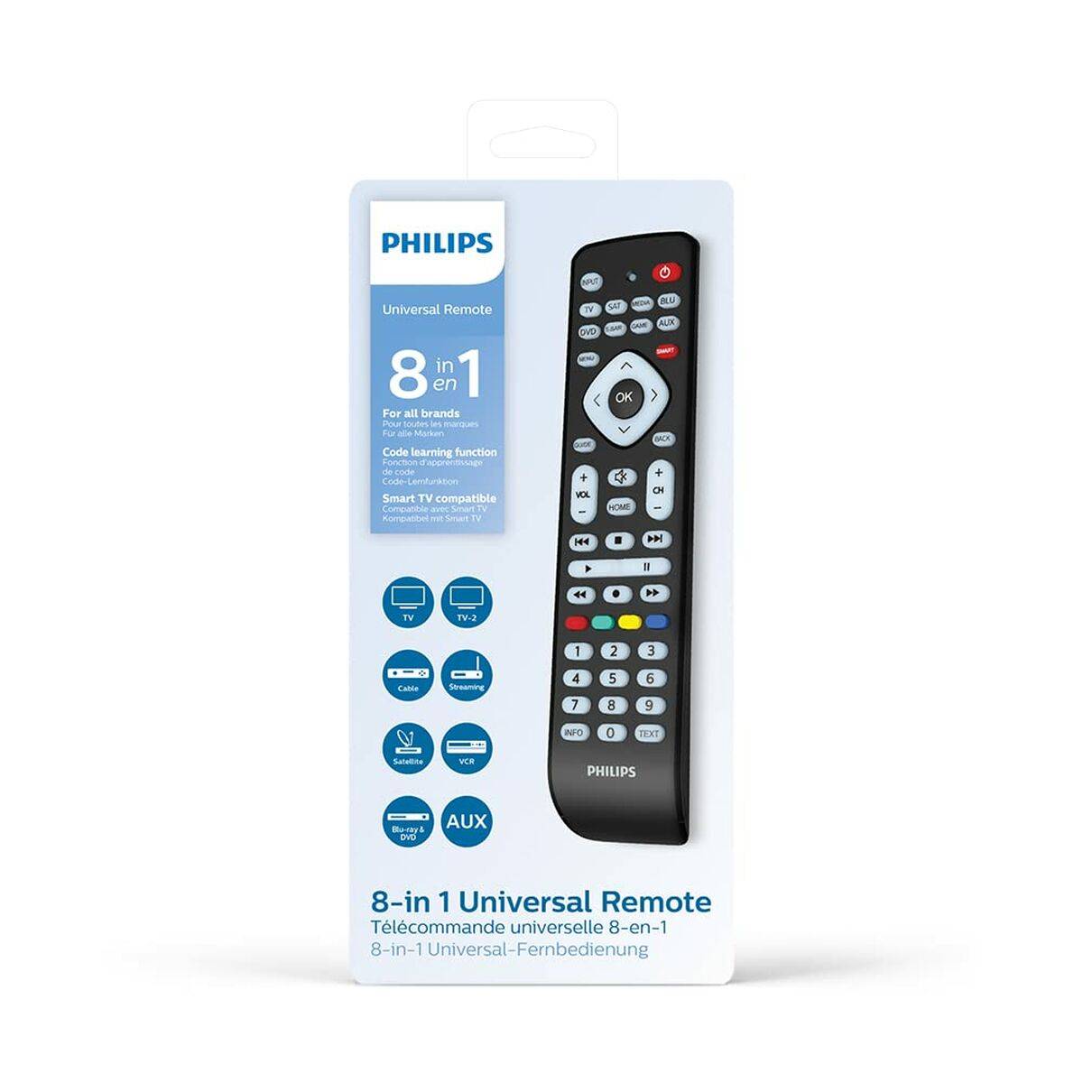 Philips Perfect replacement SRP2018/10 remote control Displays TV-Geräte TV Zubehör
