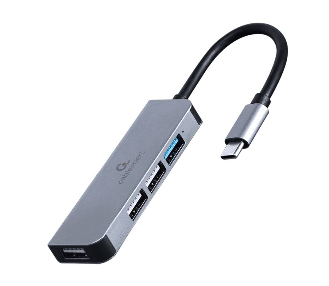 Cablexpert - Hub - 4-poliger USB-C - 1 x USB 3.1 Gen 1 + 3 x USB 2.0