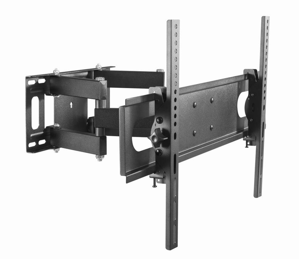 Gembird WM-70ST-01, 200 x 200 mm, 600 x 400 mm, 0 - -20°, 60 - -60°, Kunststoff, Stahl, Schwarz