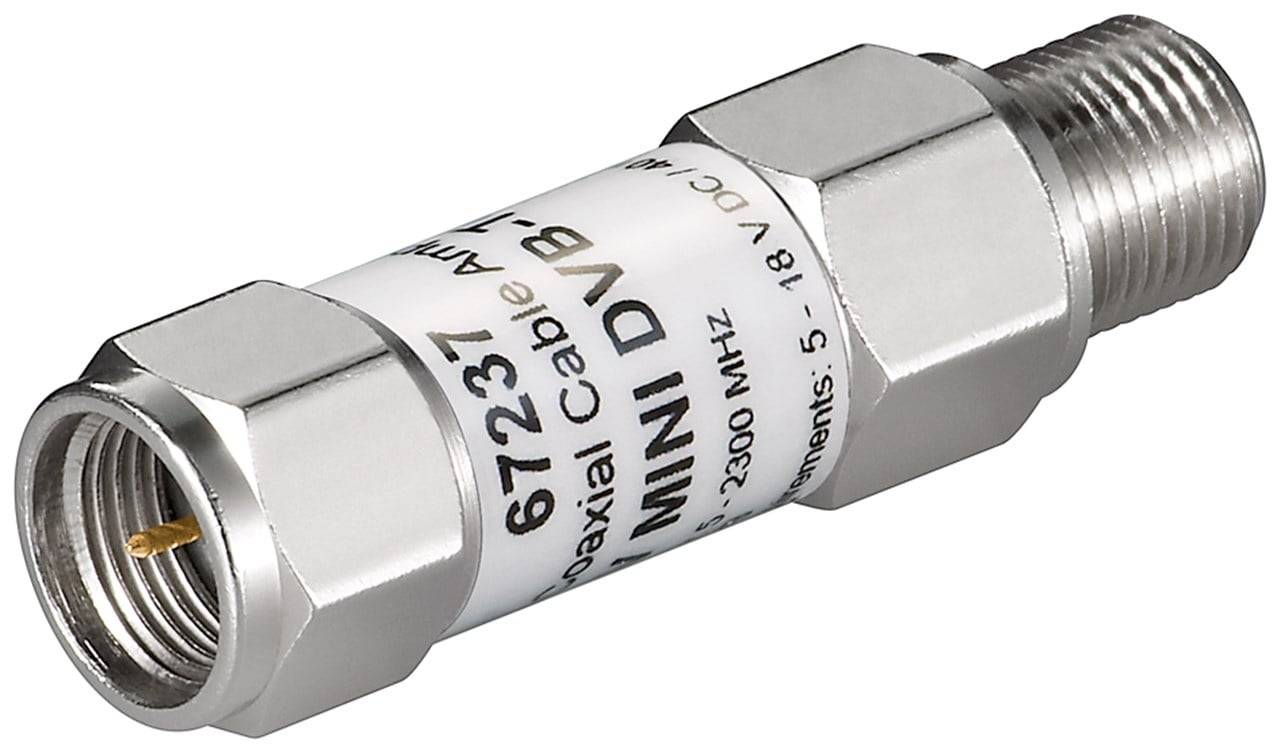 GOOBAY SAT/DVB-T Leitungsverstärker, 18 dB
