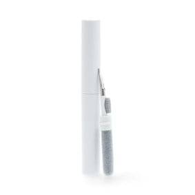 Pro 3-in-1 Reinigungsstift für Ohrhörer mit Spitze Bürste Schaum Weiß
