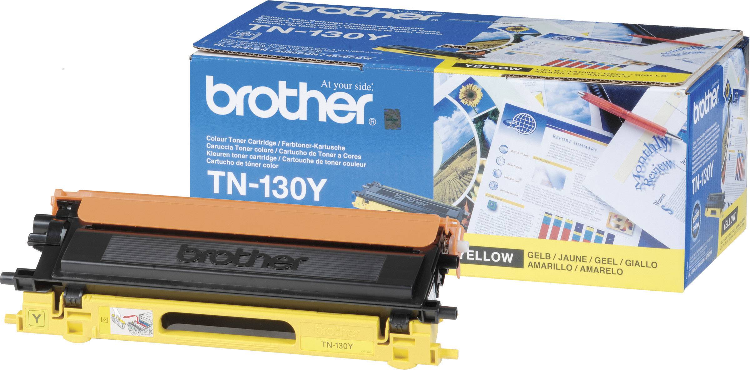 Brother TN130Y - Gelb - Original - Tonerpatrone