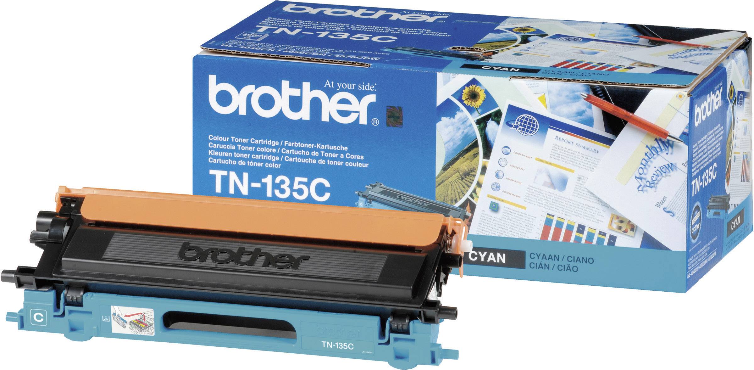 Brother Toner TN-135C Original Cyan 4000 Seiten TN135C
