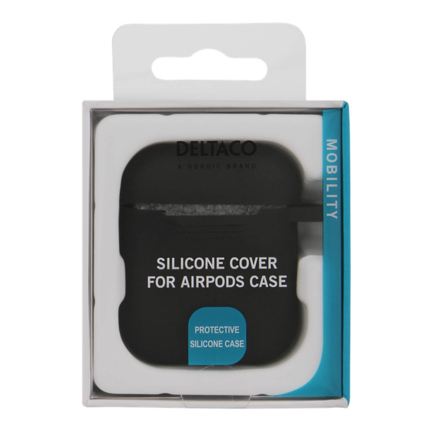 Deltaco MCASE-AIRPS001 - Hülle - Silikon - 12 g - Schwarz