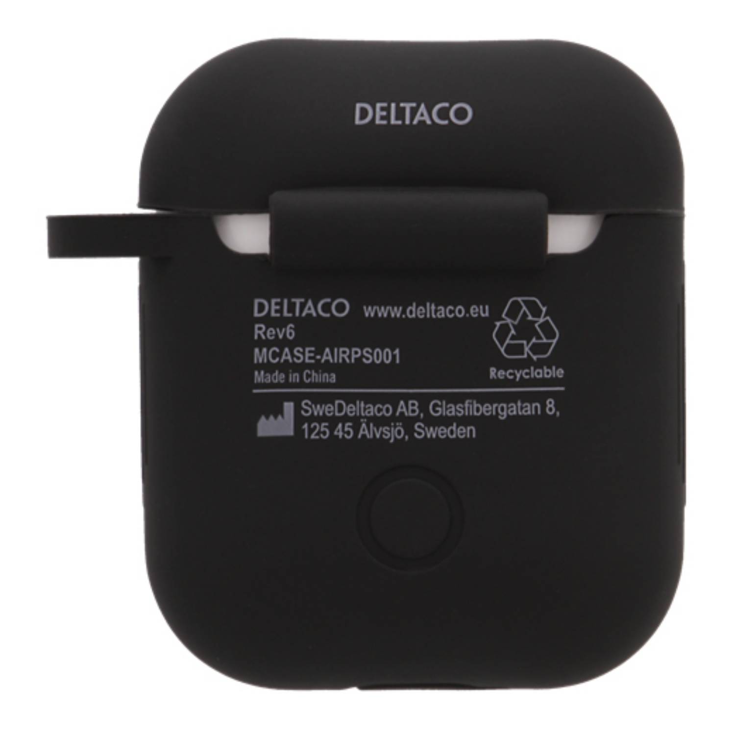 Deltaco MCASE-AIRPS001 - Hülle - Silikon - 12 g - Schwarz