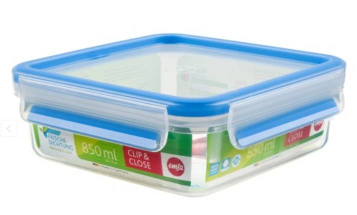 Groupe SEB WMF Frischhaltedose quadratisch 0,85l CLIP CLOSE qu.