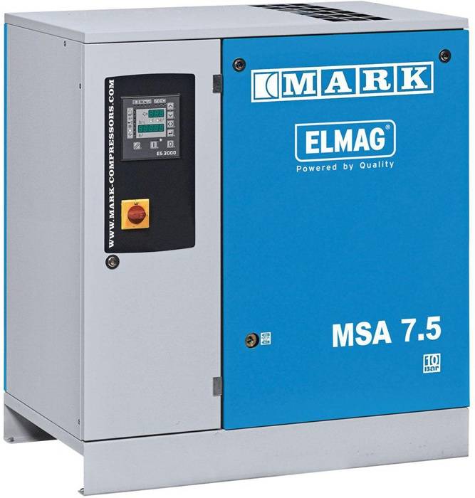 Schraubenkompressor MSA 11 Druck 10bar Liefermenge 1435l/min 11kW