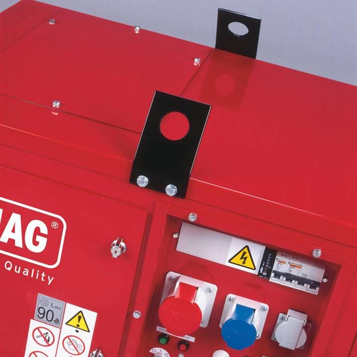 Hebeaugen 3000 UpM luftgekühlt f.Stromerzeuger SS 2-teilig ELMAG