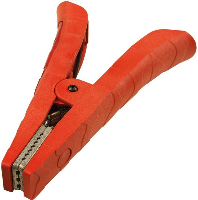 Polklemme 550A L.190mm rot vollisoliert m.300A Sicherung f.START BOOSER UK 1500