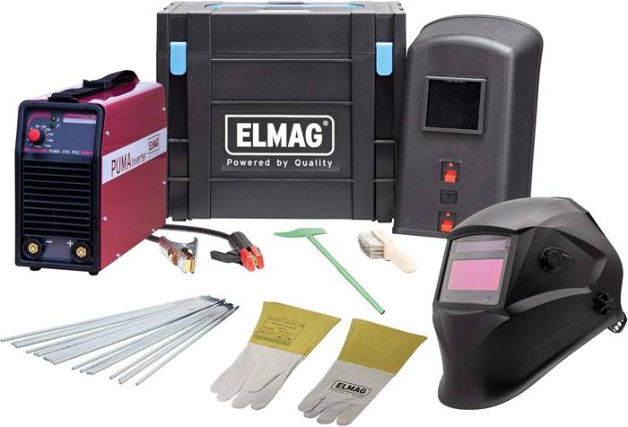 Schweißinverter PUMA 1701 PFC - Super Set Schweißstrom 5-170A ELMAG