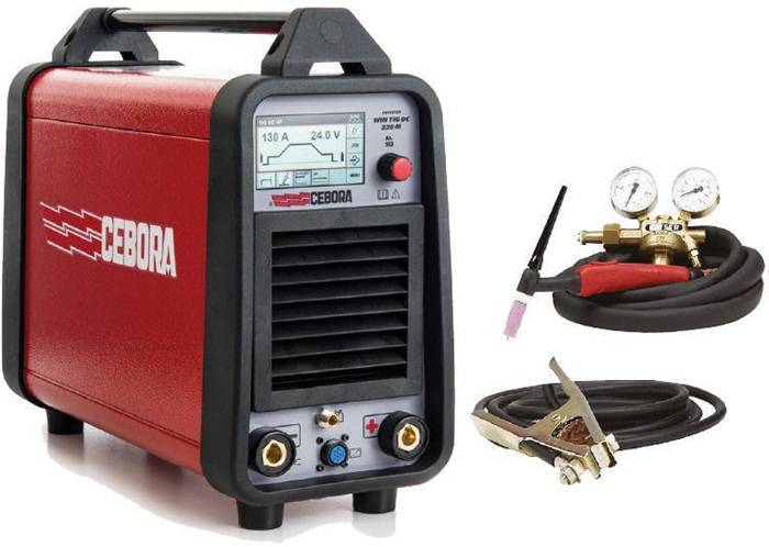 Schweißinverter CEBORA WIN TIG DC 220 M 5-220A/MMA 10-140A ECO SET 230V
