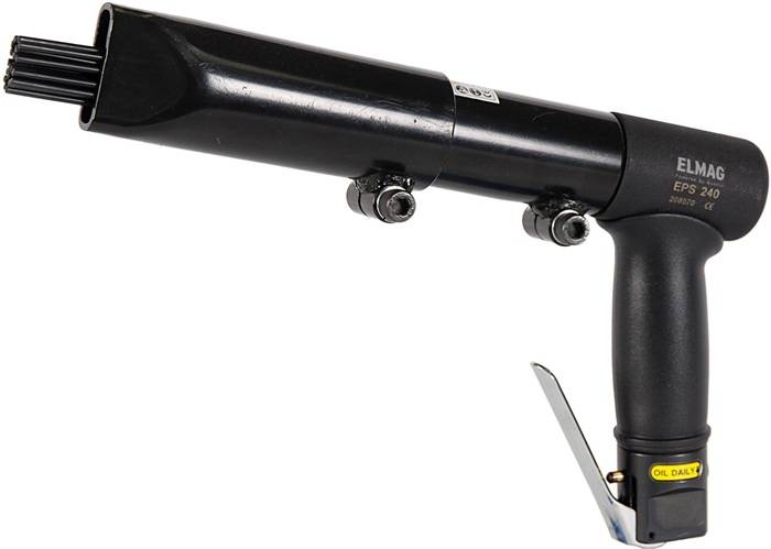 Druckluftnadelentroster EPS 240 Schlagzahl 3700U/min Nadelanzahl 19St. 3x180mm