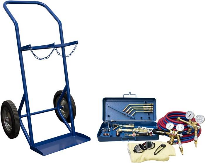 AUTOGEN-Komplett-Set KE 17 10m f.2x50l o.Gasflaschen ELMAG