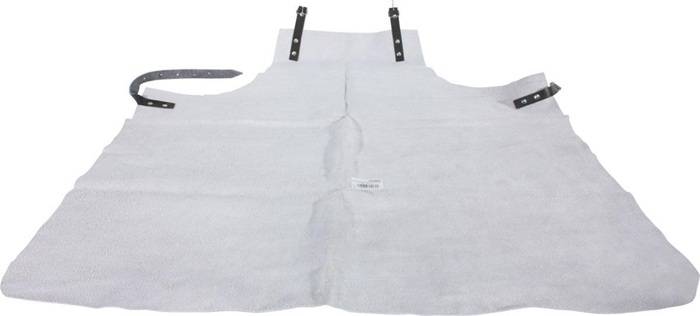 Schweißerschürze Größe 80x100cm Chromspaltleder mit Hosenträgern ELMAG