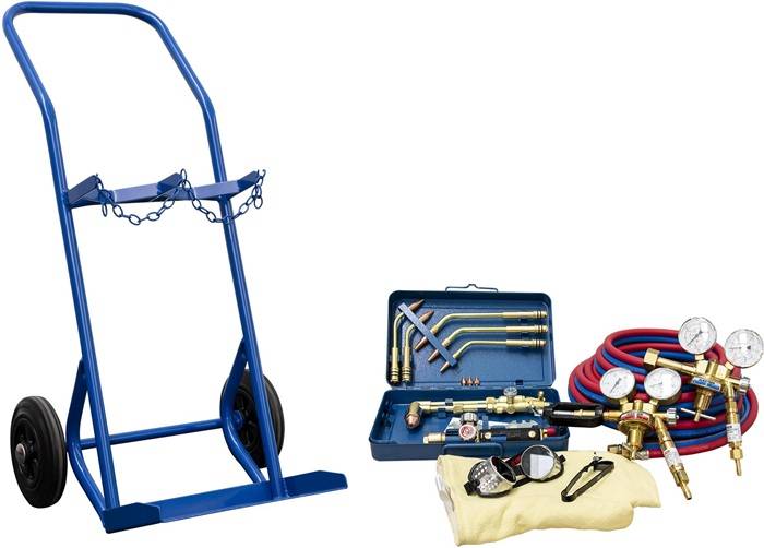AUTOGEN-Komplett-Set KEK 17 10m f.2x10l o.Gasflaschen ELMAG