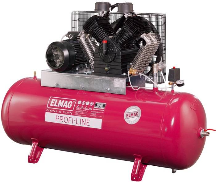 Kompressor PL 1600/10/270 D 1600l/min 10bar 11kW 400V Behältervolumen 270l