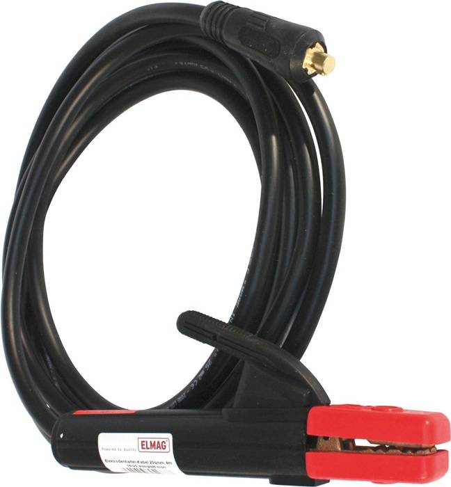 Elektrodenhalterkabel 35qmm 4 Meter Stecker-D.13mm 35/50 komplett montiert ELMAG