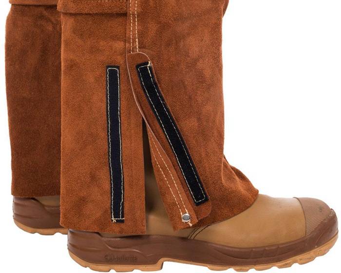 Schweißerlatzhose WELDAS 44-7440/7648 Gr.XXL L=148cm Lava Brown™ Spalt-Rindleder