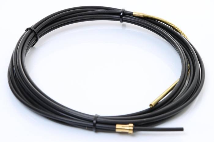 Seele f.MIG/MAG-Schlauchpakete Länge 5m f.Draht-D.1-1,2mm Kohle-PTFE SB ELMAG