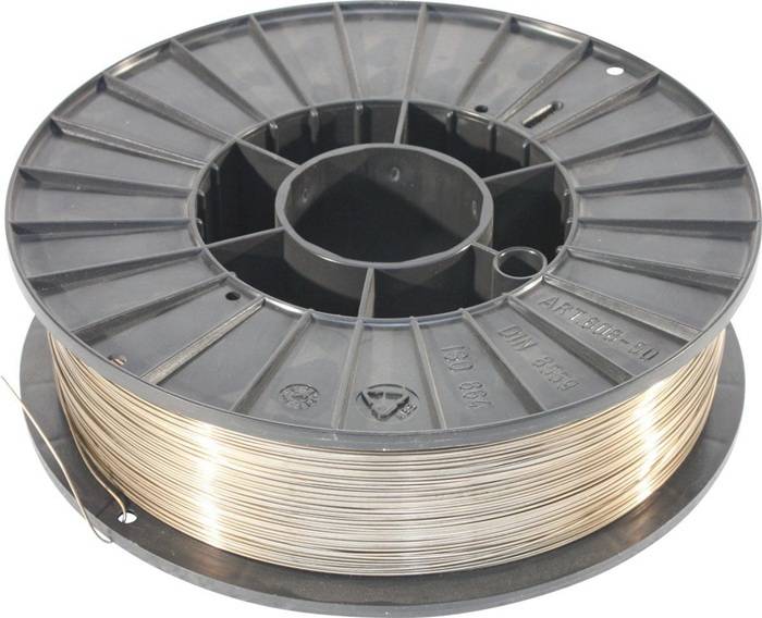 Zinkblech-Spezial-SchweißdrahtrolleSchweißdraht 1,0mm, 1.5112, verzinkte Werkstücke, Ø200, 5,0kg