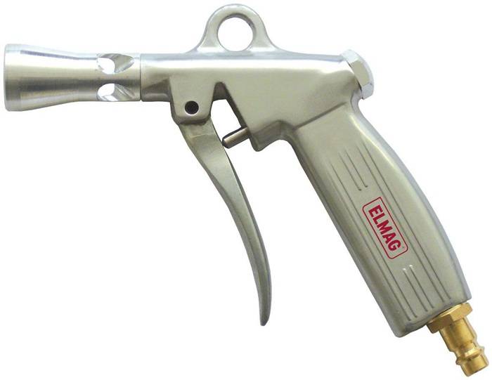 Ausblaspistole ELOX mit Vollstrahldüse, d=2,5mm Alu geschmiedet ELMAG