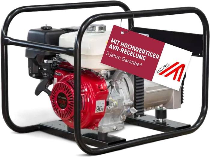 Stromerzeuger SEB 4100WE-AVR Motorleistung 5,8kW m.HONDA-Motor GX270 Benzin