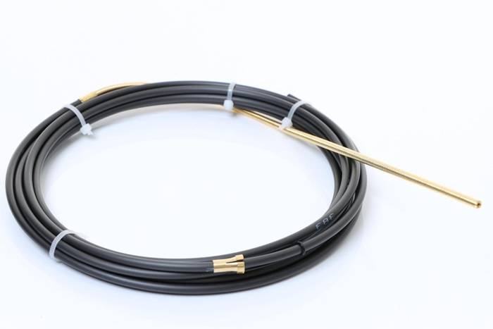 Seele f.MIG/MAG-Schlauchpakete Länge 4,5m f.Draht-D.1-1,2mm Kohle-PTFE ELMAG