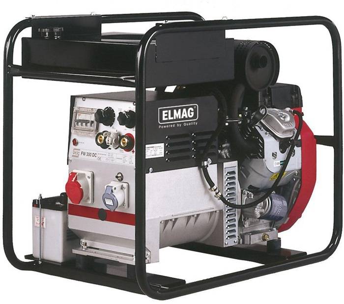 Schweiß-Stromerzeuger Stromaggregat "SEB 250XE", 230V/400, 3,0/8,0kVA, Honda GX630