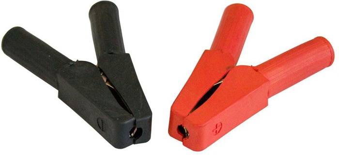 Polklemmenset 40A Länge 80mm je 1x rot + schwarz SB ELMAG