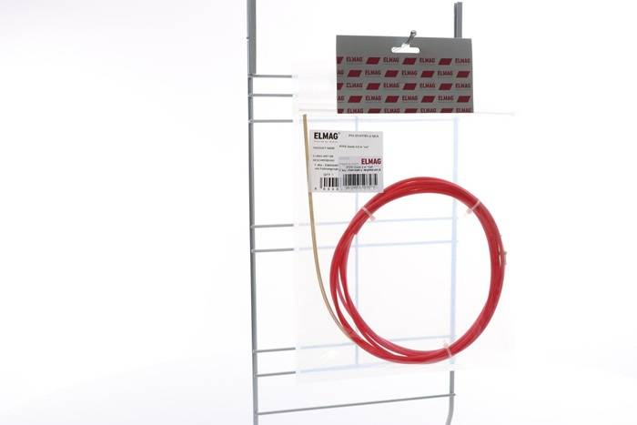 PTFE-Seele 3m D.1,0 -1,2mm rot f.Alu/Edelstahl/Miglötdraht 1St./SB ELMAG