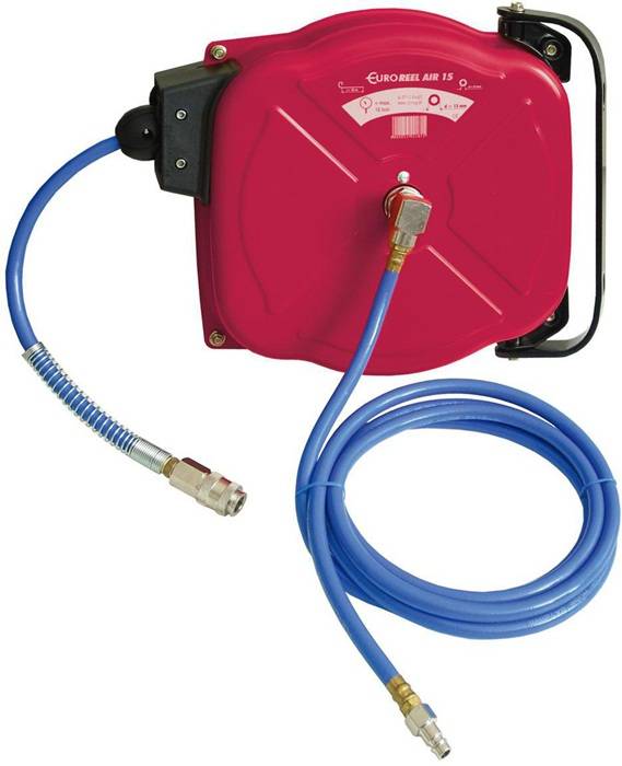 Schlauchaufroller EUROREEL AIR 15 Schlauchlänge 15m Schlauch-D.8x12mm ELMAG