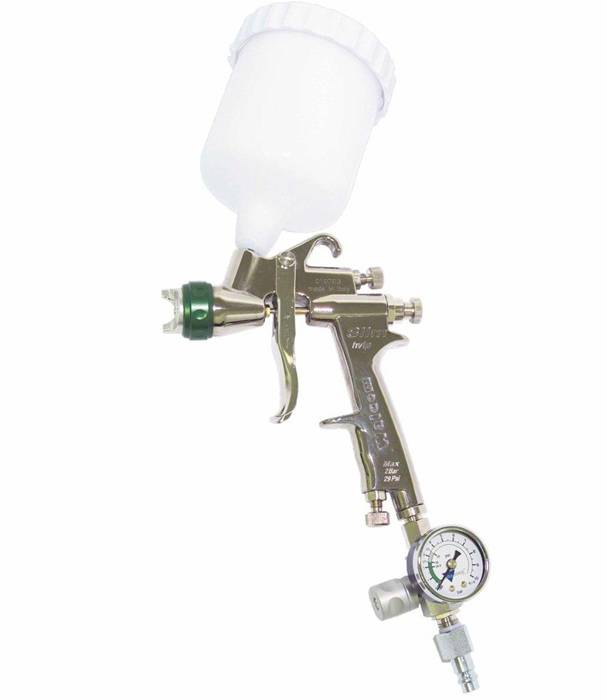 Farbspritzpistole SLIM S HVLP m.Düsensatz 1,7mm nebelarm ELMAG