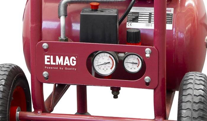 Kompressor BOY 280/10/16 W 280l/min 10bar 1,8kW 230V Behältervolumen 16l
