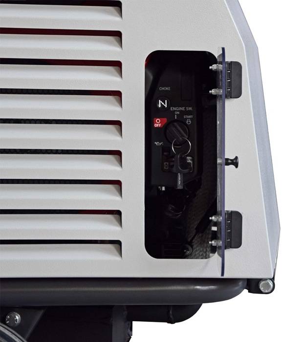 ELMAG Mobiler Baustellenkompressor ROTAIR VRK 16 AE - 8 bar mit HONDA-Motor GX 630