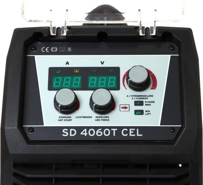 ELMAG Elektroden-Schweißinverter SD 4060T CEL Multi Line inkl. 3m Massekabel 50mm² & 4m E-Halterkabel 50mm²