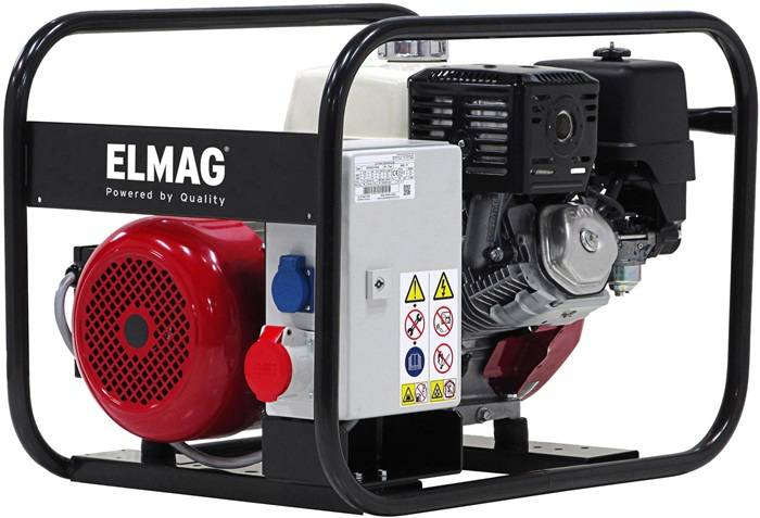 Stromerzeuger SEB 8054WD-AVR-IP54-DGUV-B L.8,2kW m.HONDA-Motor GX390 Benzin