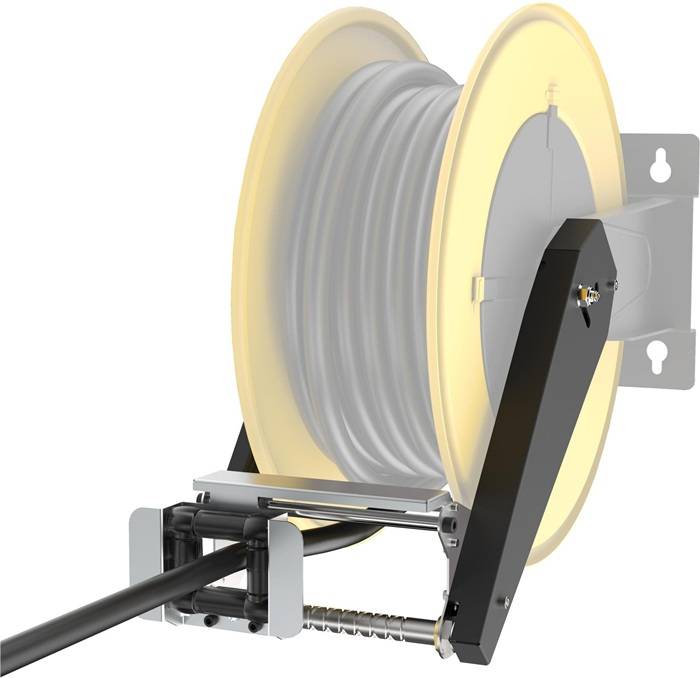 Lagenspulautomatik f.3/4Zoll & 1Zoll-Schlauch zu Serie 540 lackiert ELMAG